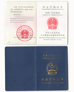 職業資格：四級